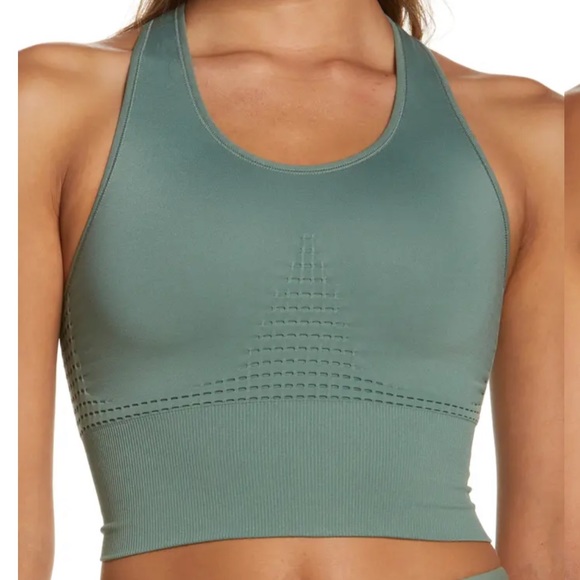 Sweaty Betty Other - NWT SWEATY BETTY Stamina Longline Sports Bra Heath Green Women’s Size M